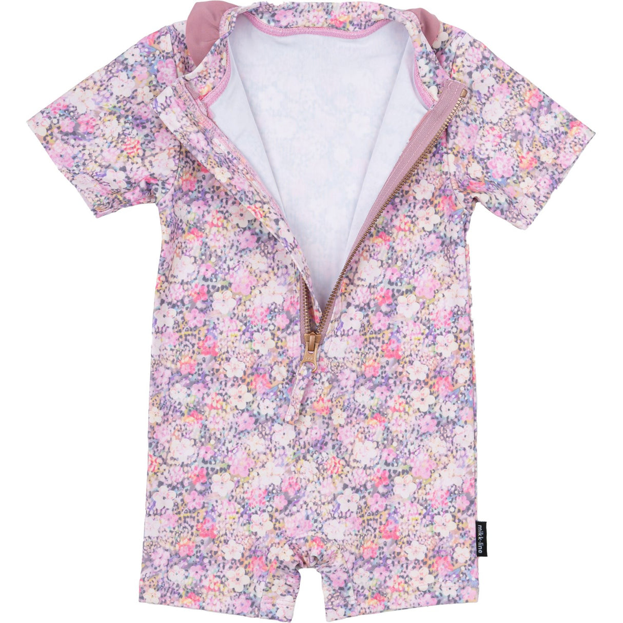 Mikk-Line Lilas AOP UV Suit Frill Recycled