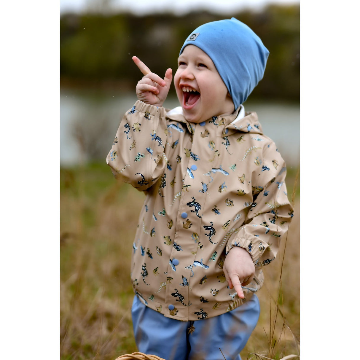 Mikk-Line Faded Denim Solid Viscose Elastane Hat