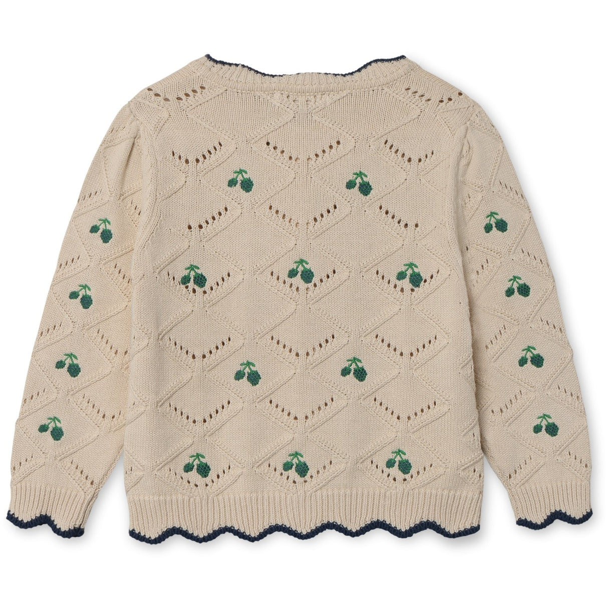 Fliink Sandshell Mela Ruffle Cardigan