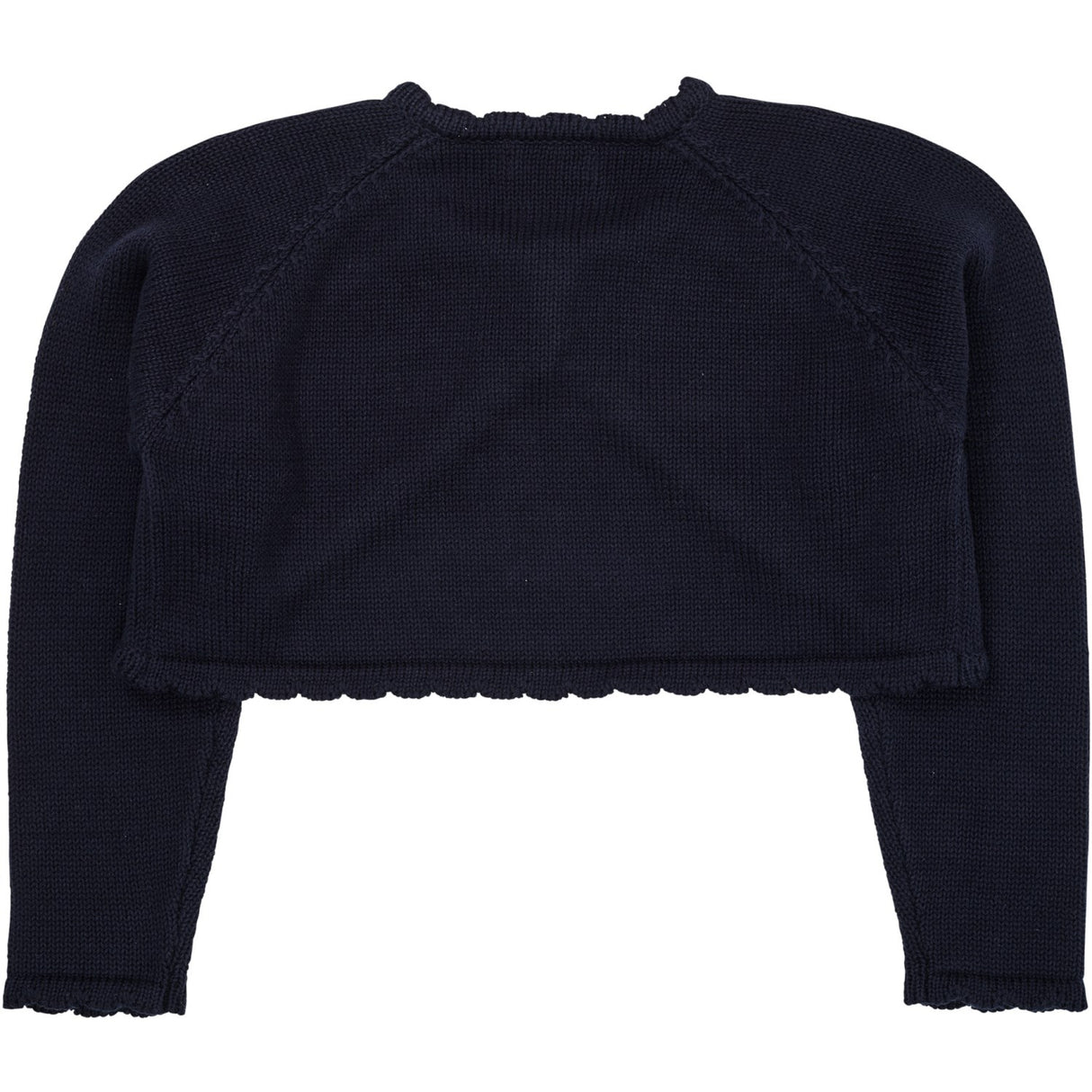 COPENHAGEN COLORS Navy Lt. Knitted Bolero W. Heart Button