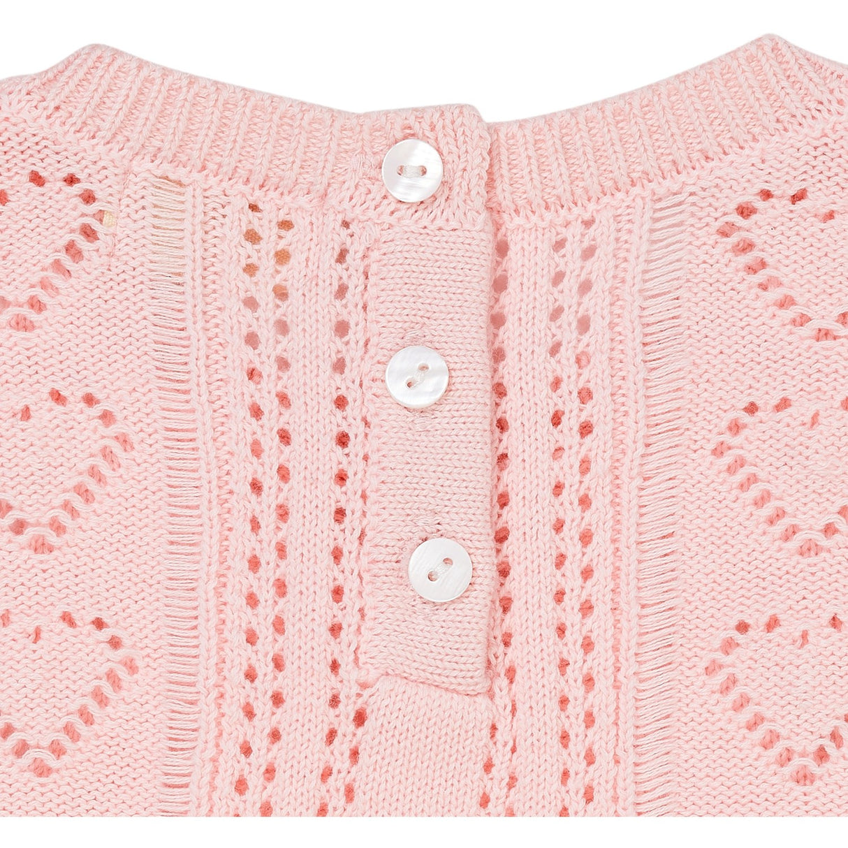 COPENHAGEN COLORS Ballerina Comb. Knitted Pointelle T-shirt