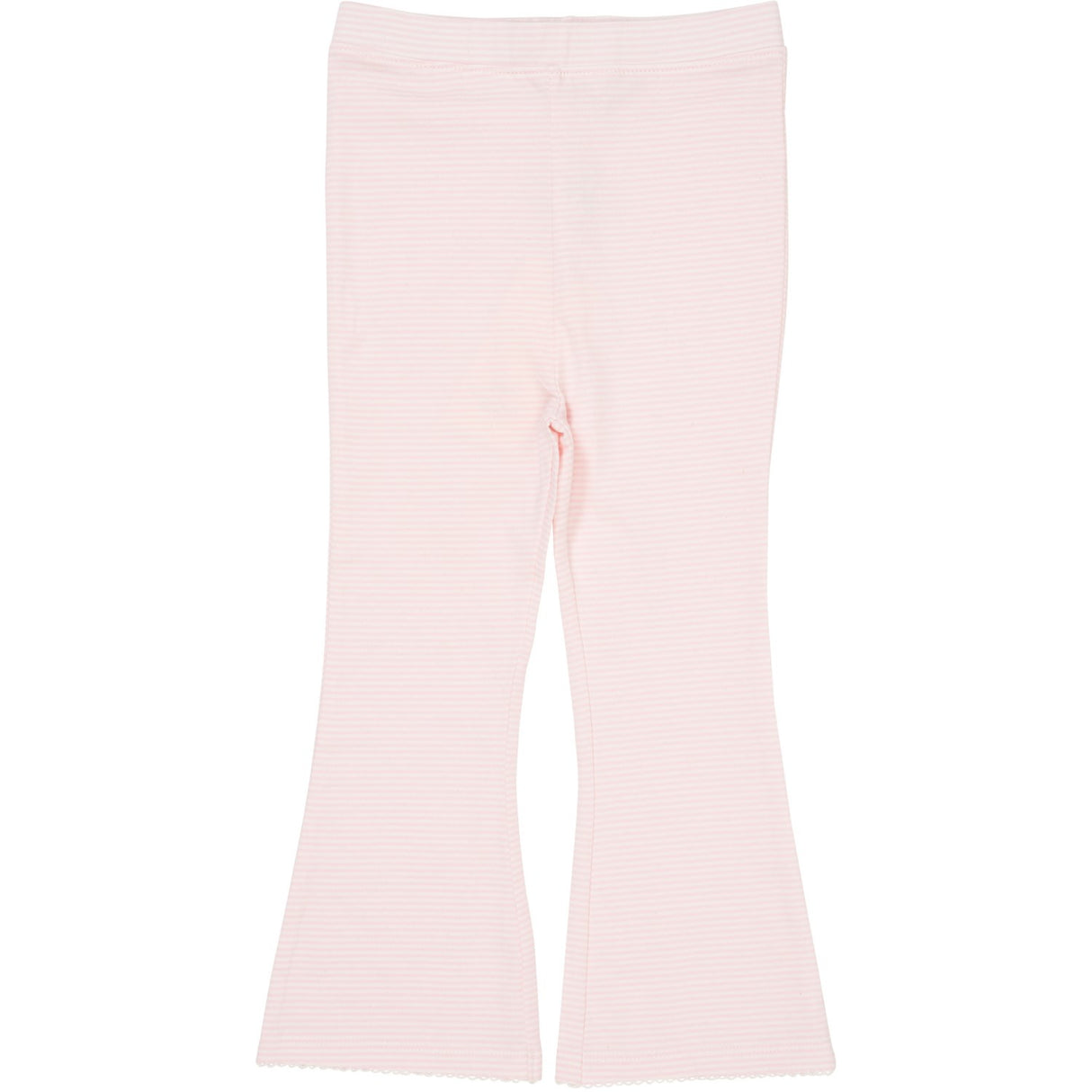 COPENHAGEN COLORS Ballerina/Cream Stripe Striped Flare Pants