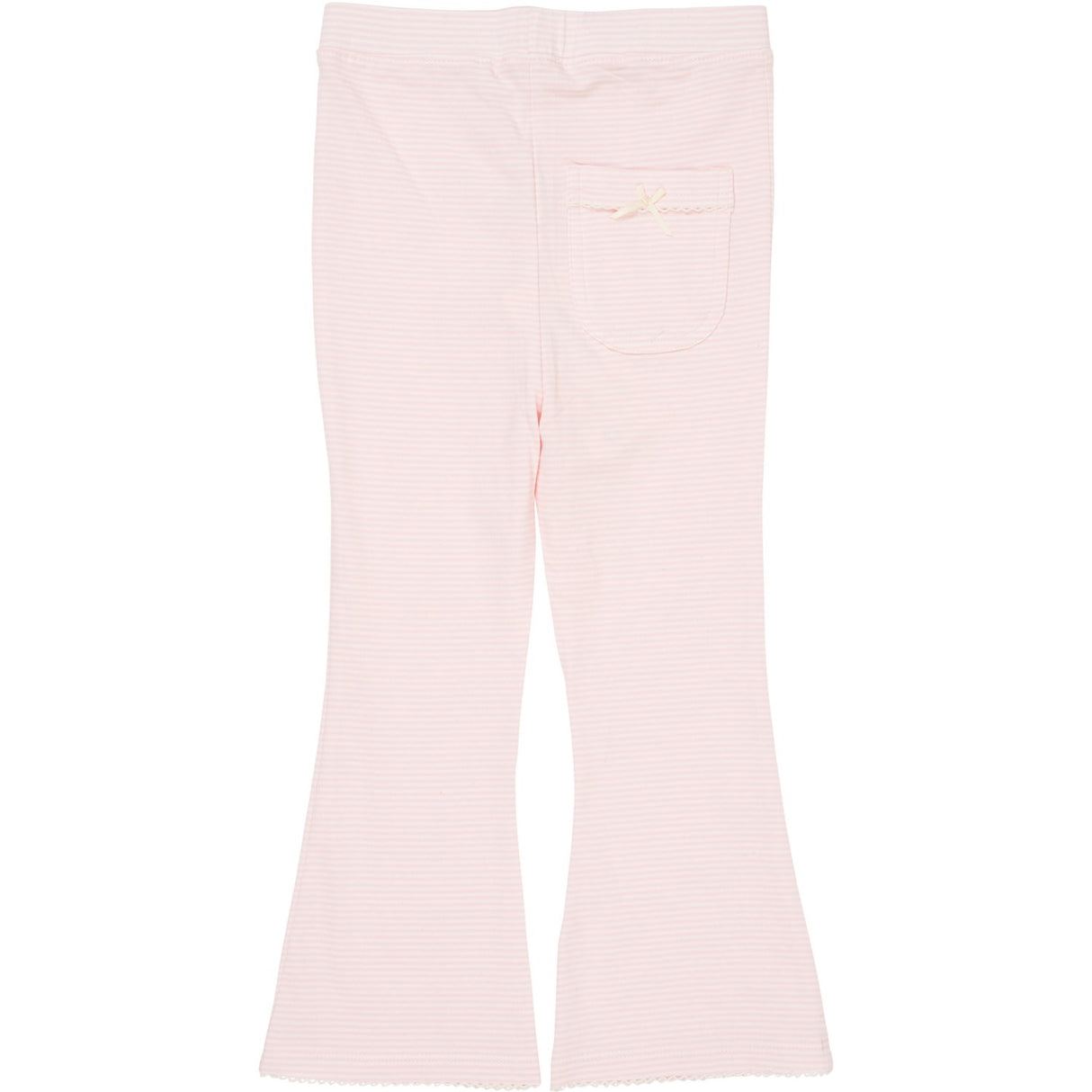 COPENHAGEN COLORS Ballerina/Cream Stripe Striped Flare Pants