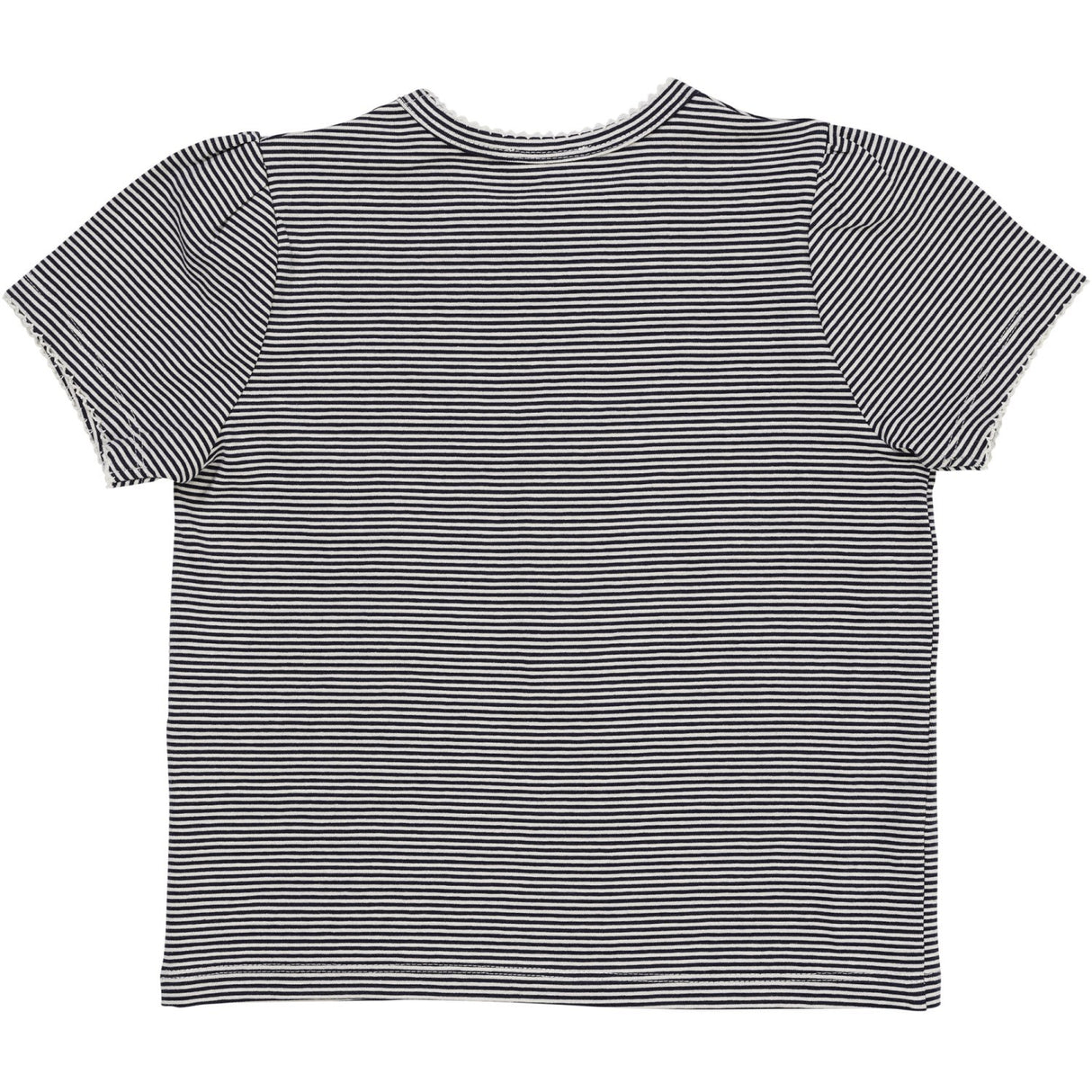 COPENHAGEN COLORS Navy/Cream Stripe Striped T-Shirt