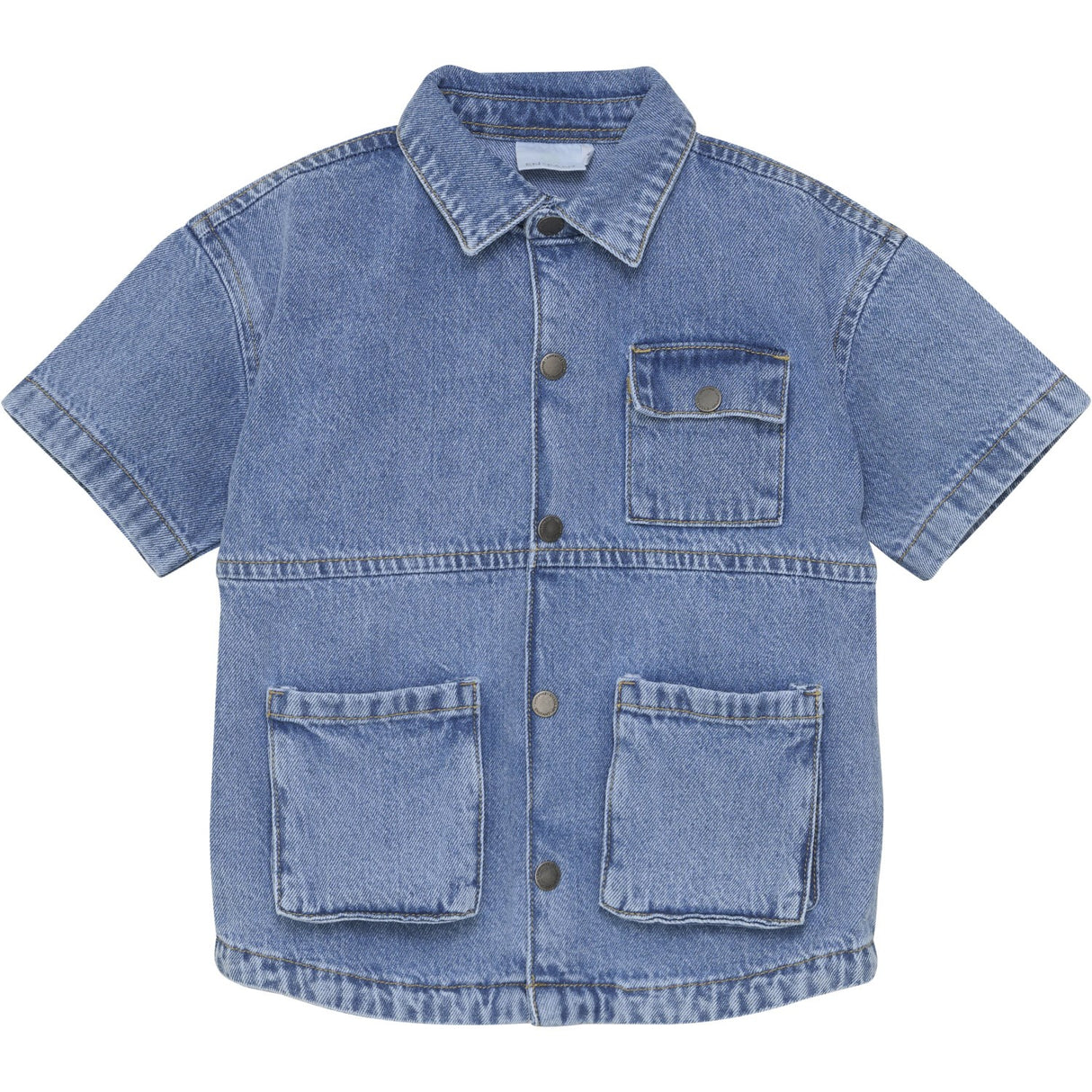 En Fant Light Denim Blue Shirt SS Denim