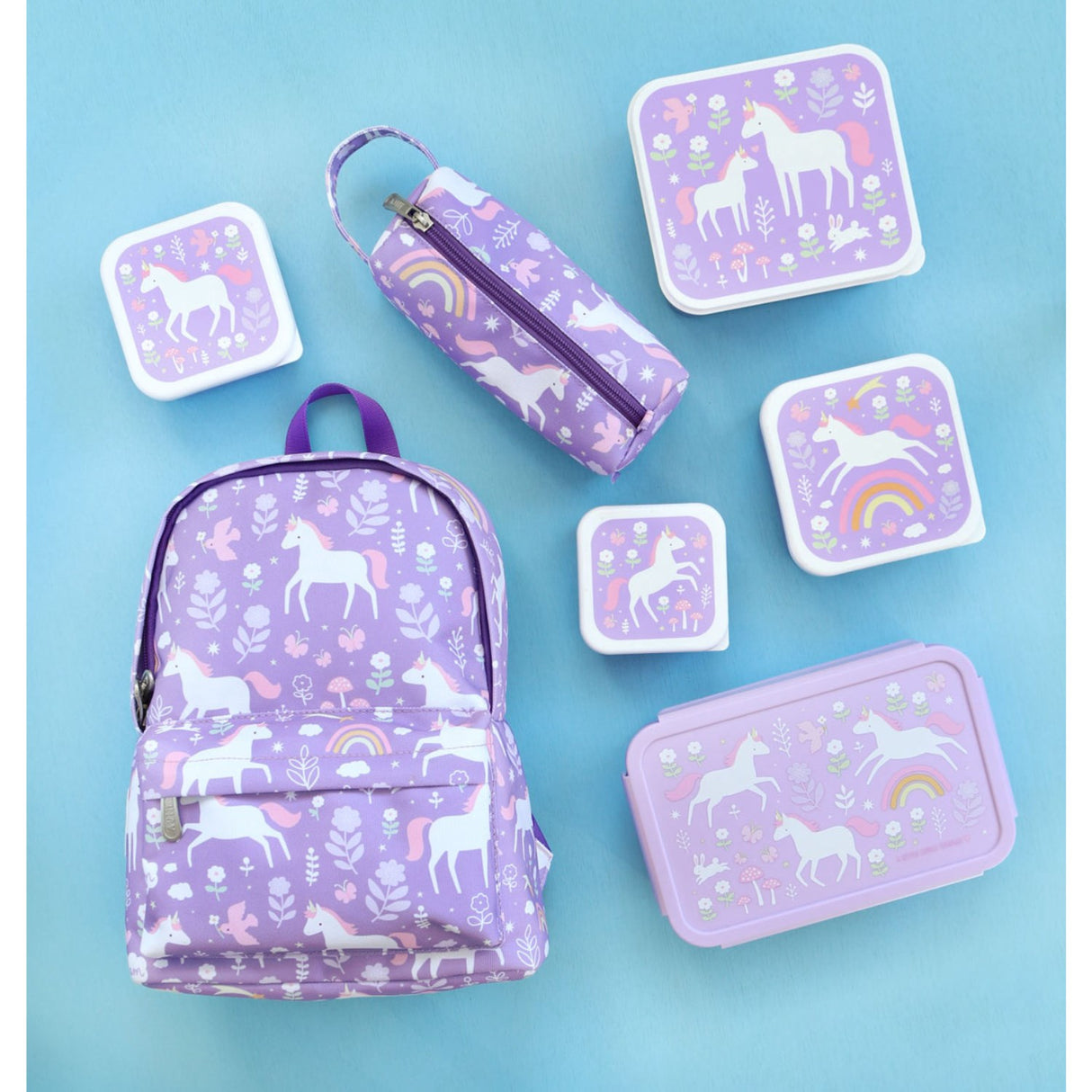 A Little Lovely Company Unicorn Dreams Small Backpack