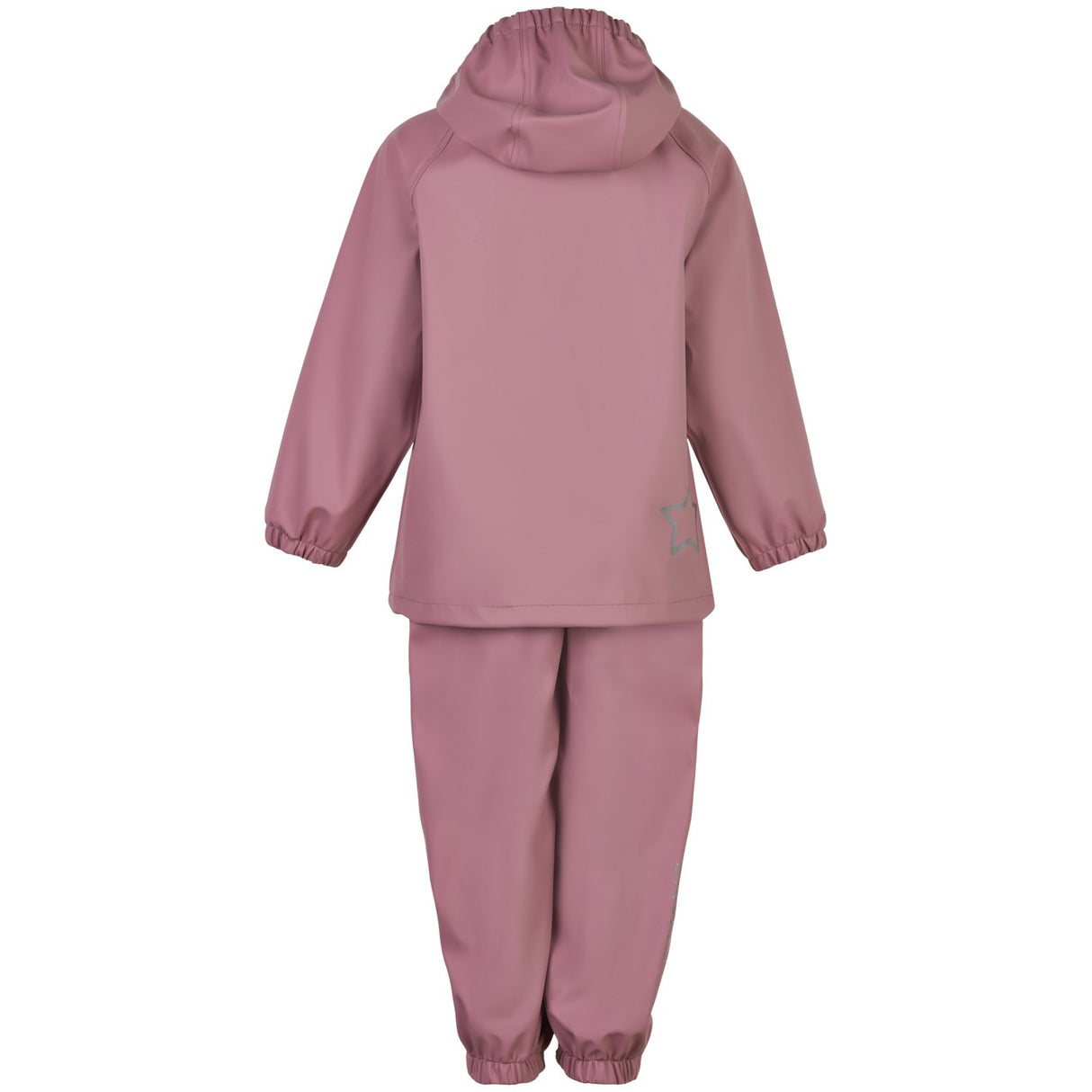 En Fant Old Rose Rainwear Set Solid
