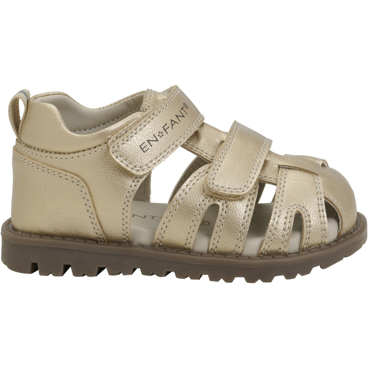 En Fant Champagne Beige Sandal Velcro