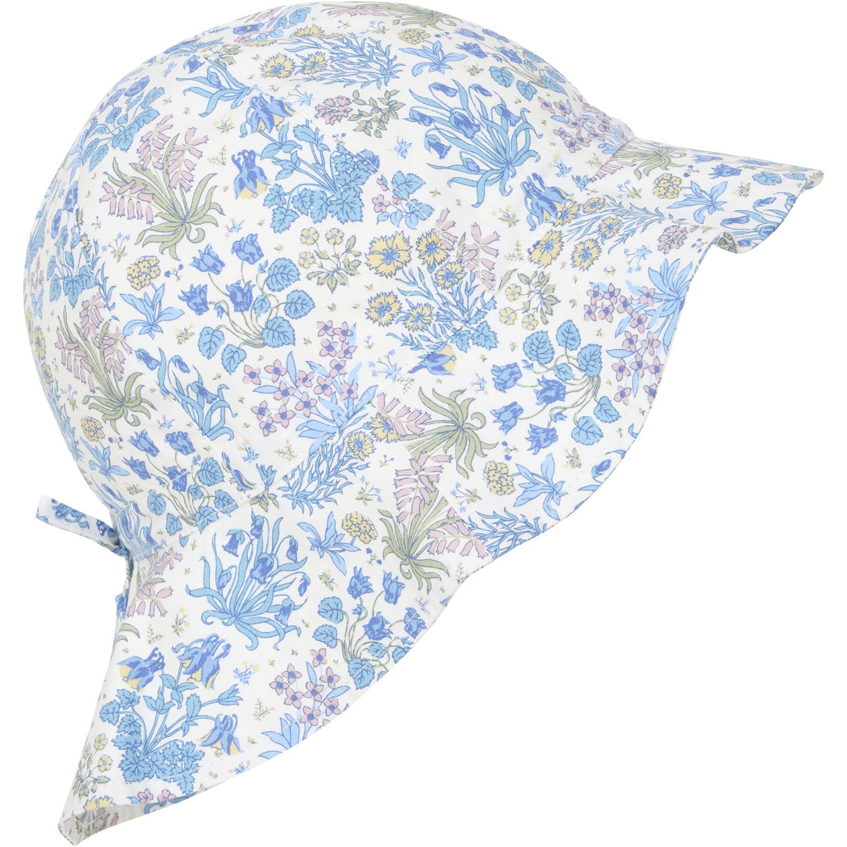 Huttelihut Soft Chambray Summer Hat In Liberty Fabric
