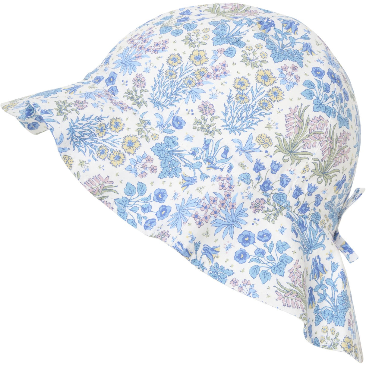 Huttelihut Soft Chambray Summer Hat In Liberty Fabric