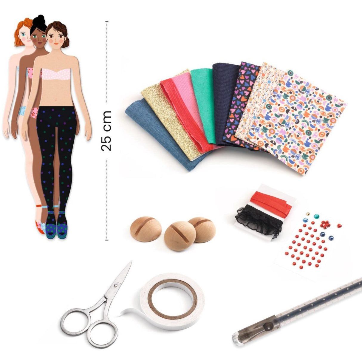 Djeco Paper Dolls, Fashion by Marie