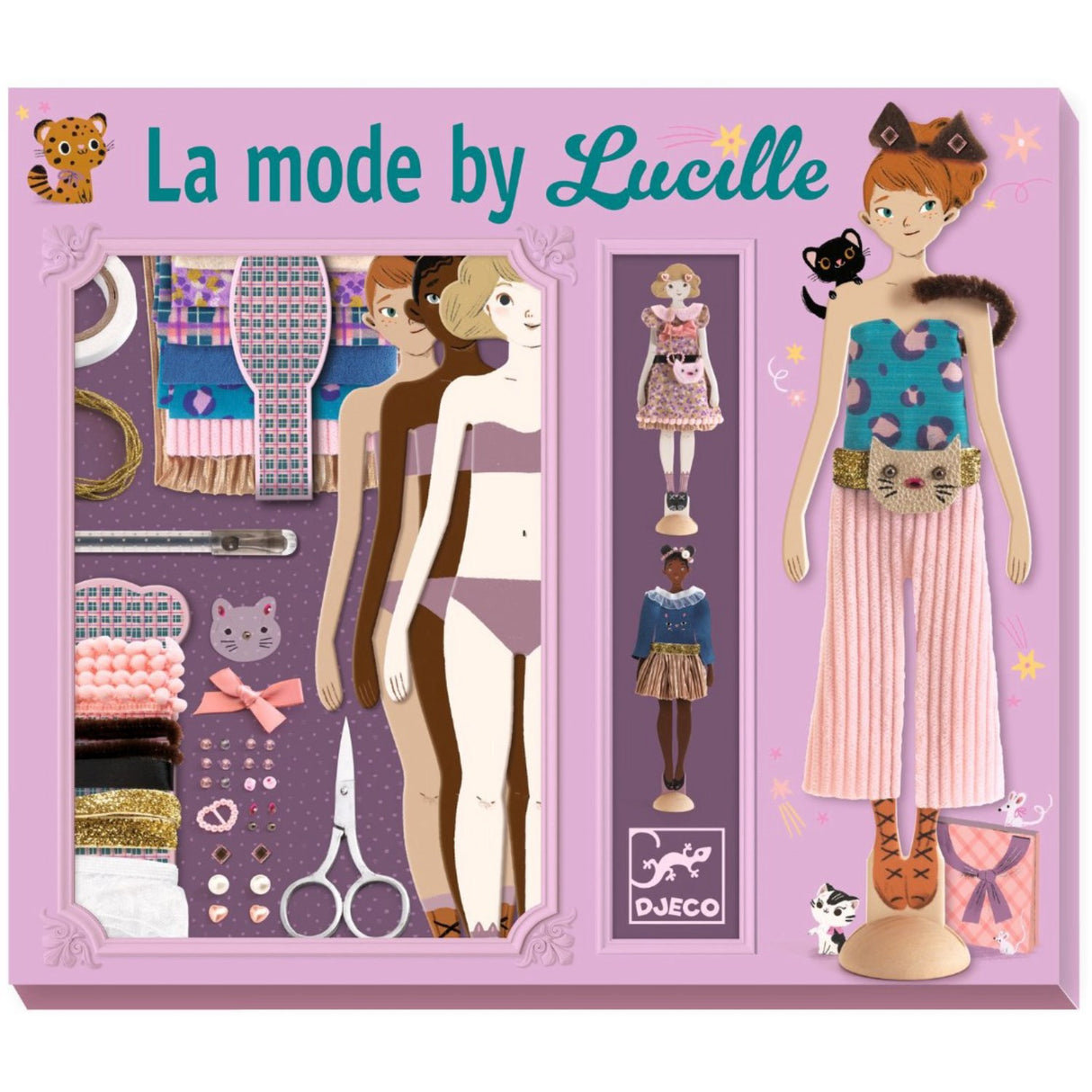 Djeco Paper Dolls, Fashion by Lucille