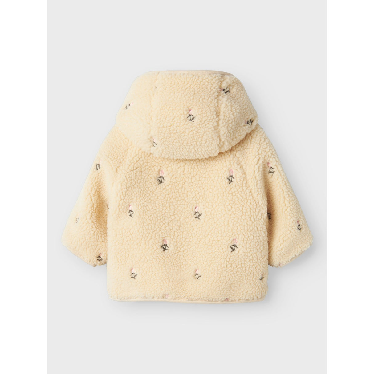 Lil'Atelier Bleached Sand Nalo Loose Sherpa Jacket