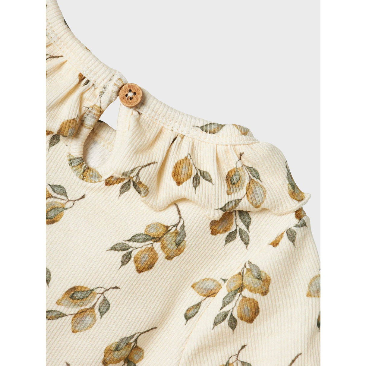 Lil'Atelier Turtledove Lemon Gavo Eug Slim Blouse