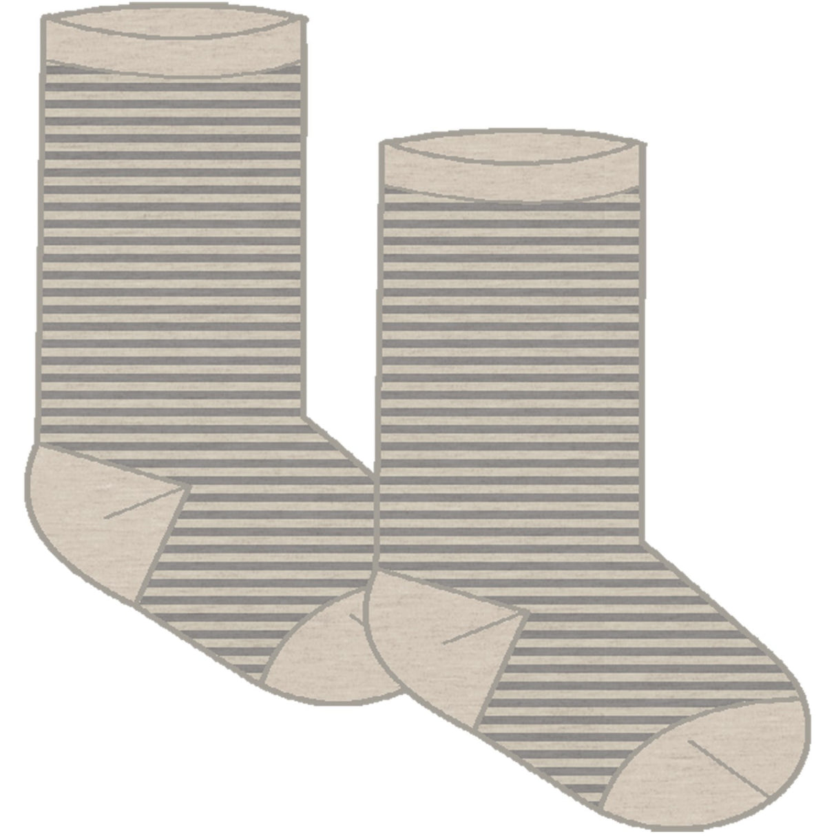 Lil'Atelier Mourning Dove Diogo Socks