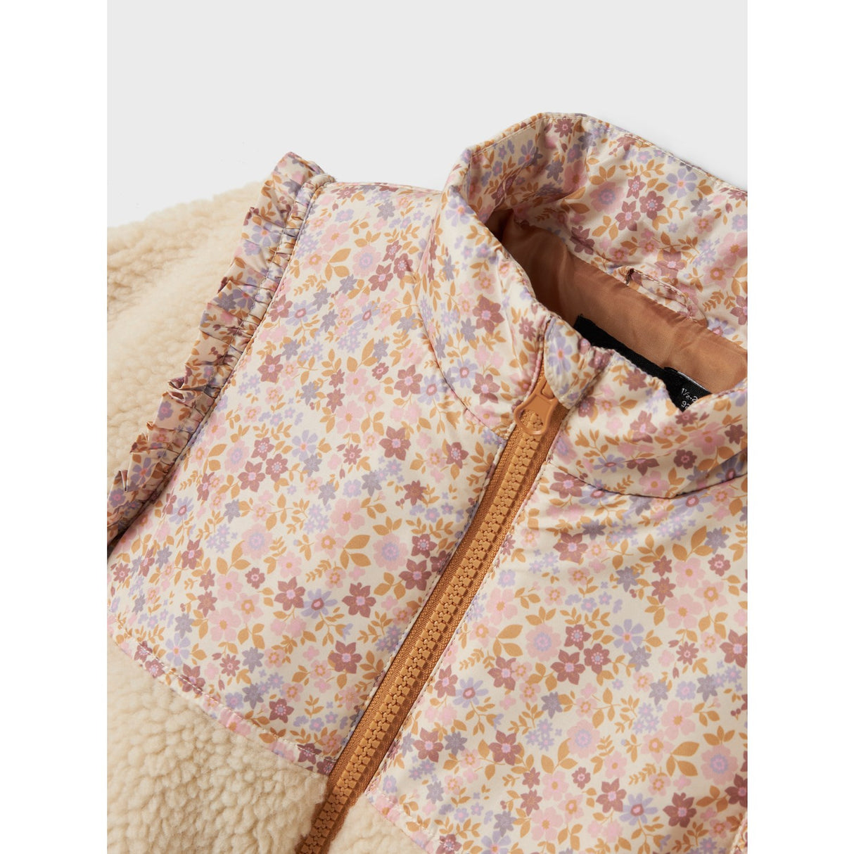 Name It Whitecap Gray Biscuit Minna Teddy Jacket