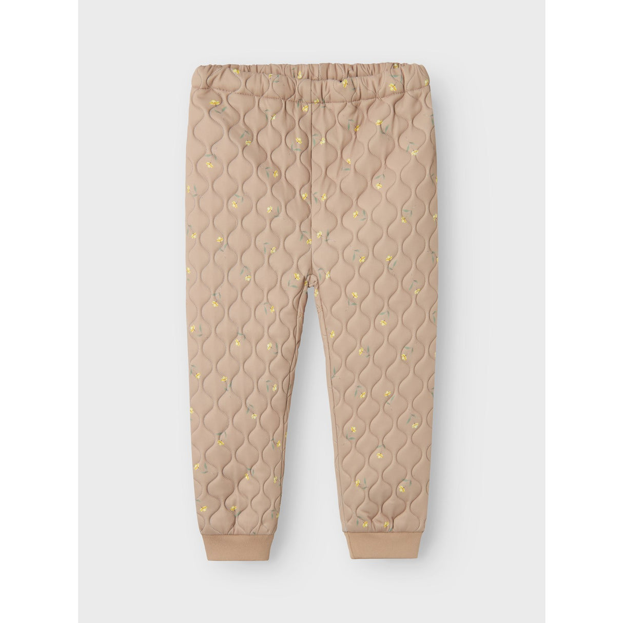 Name It Light Taupe Flower Moon Quilted Set AOP Fo