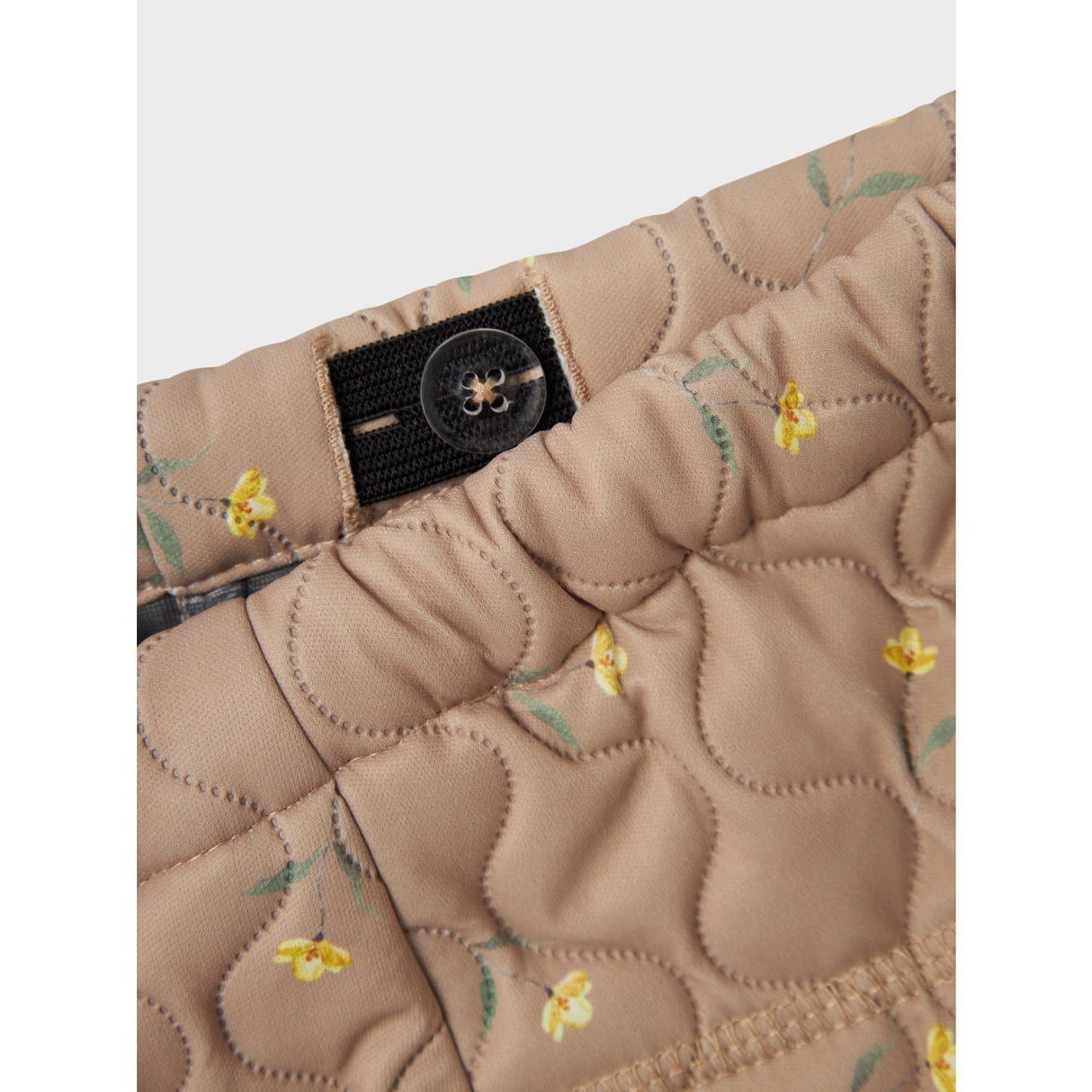 Name It Light Taupe Flower Moon Quilted Set AOP Fo