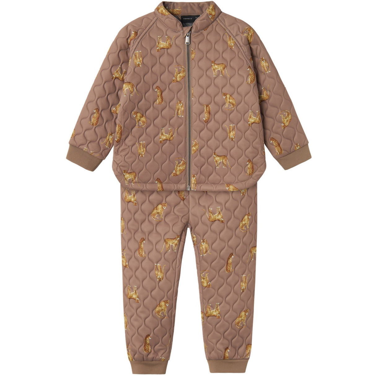 Name It Mountain Trail Leo Moon Quilted Set AOP Fo