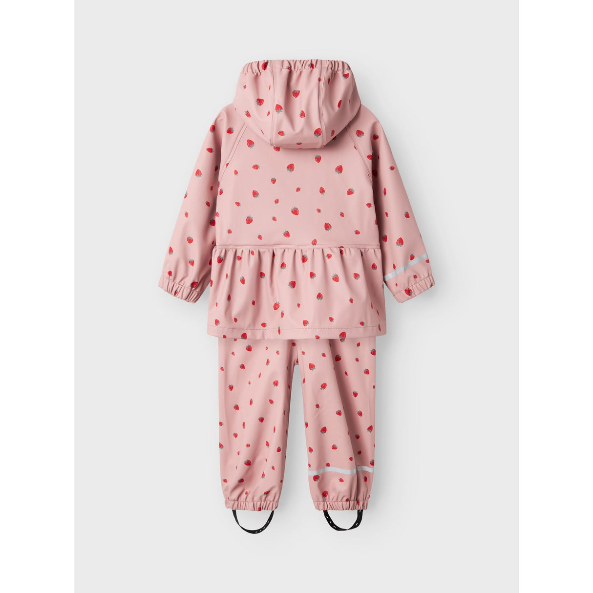Name It Pale Mauve Strawberry Dry10 Rain Set AOP Fo