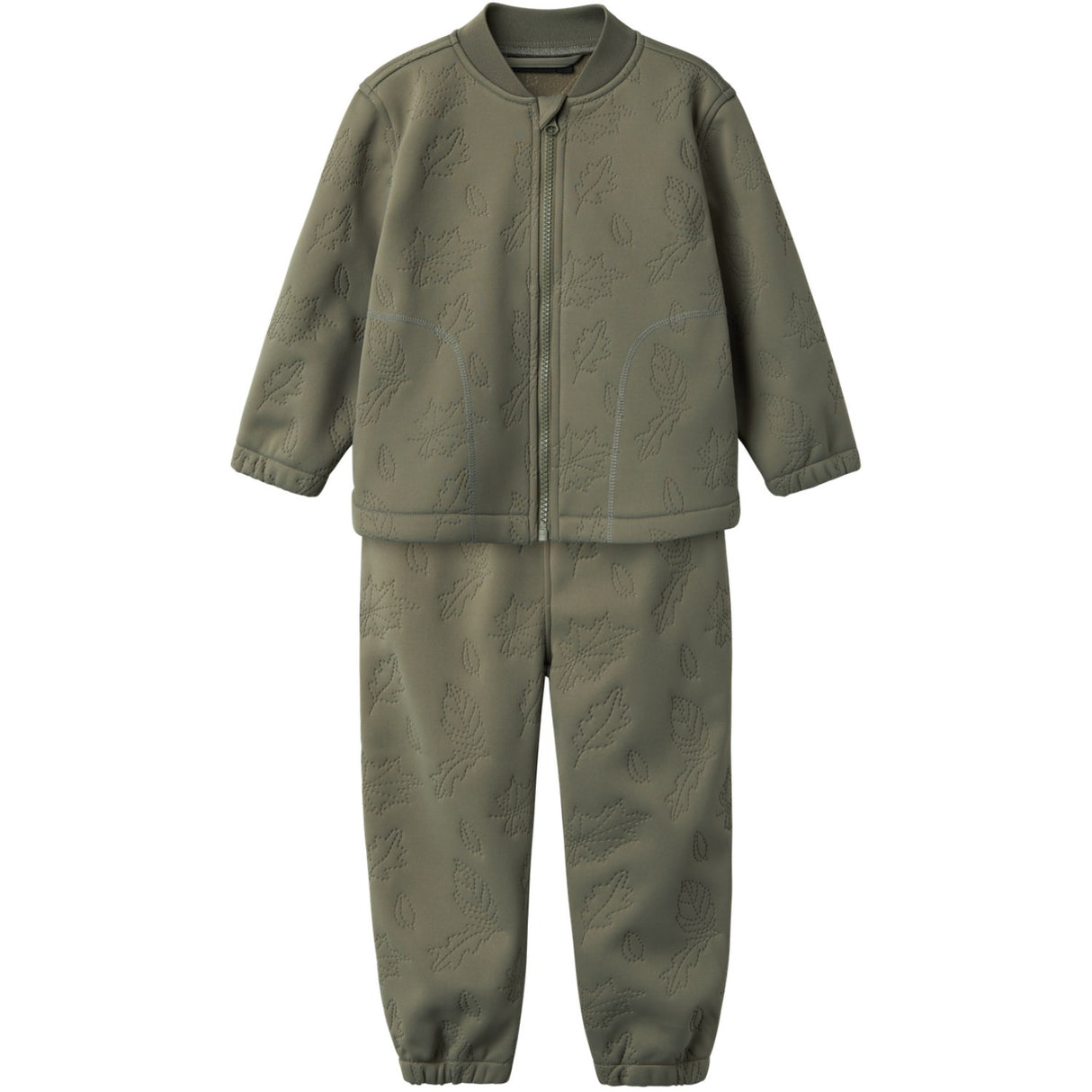 Name It Dusty Olive Mars Quilted Set Fo