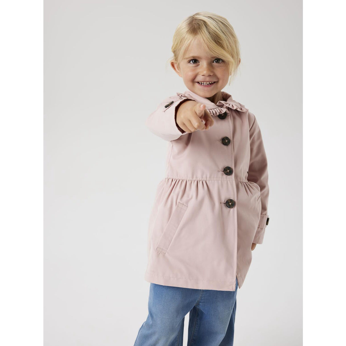 Name It Pale Mauve Madelin Trenchcoat Noos