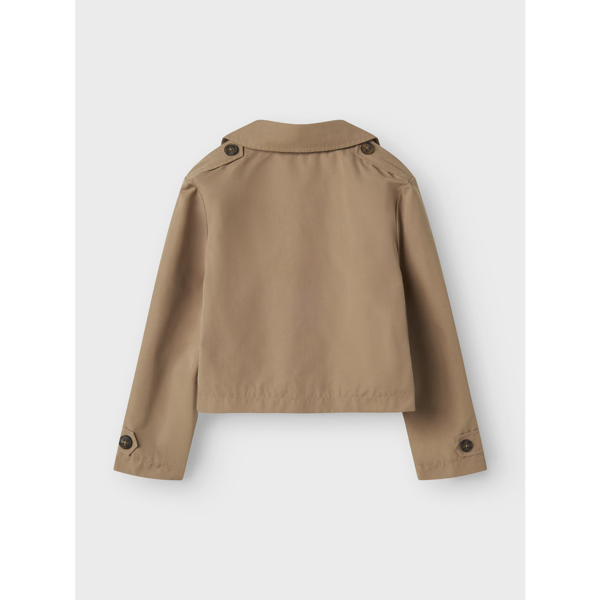 Name It Savannah Tan Madelin Trenchcoat Short
