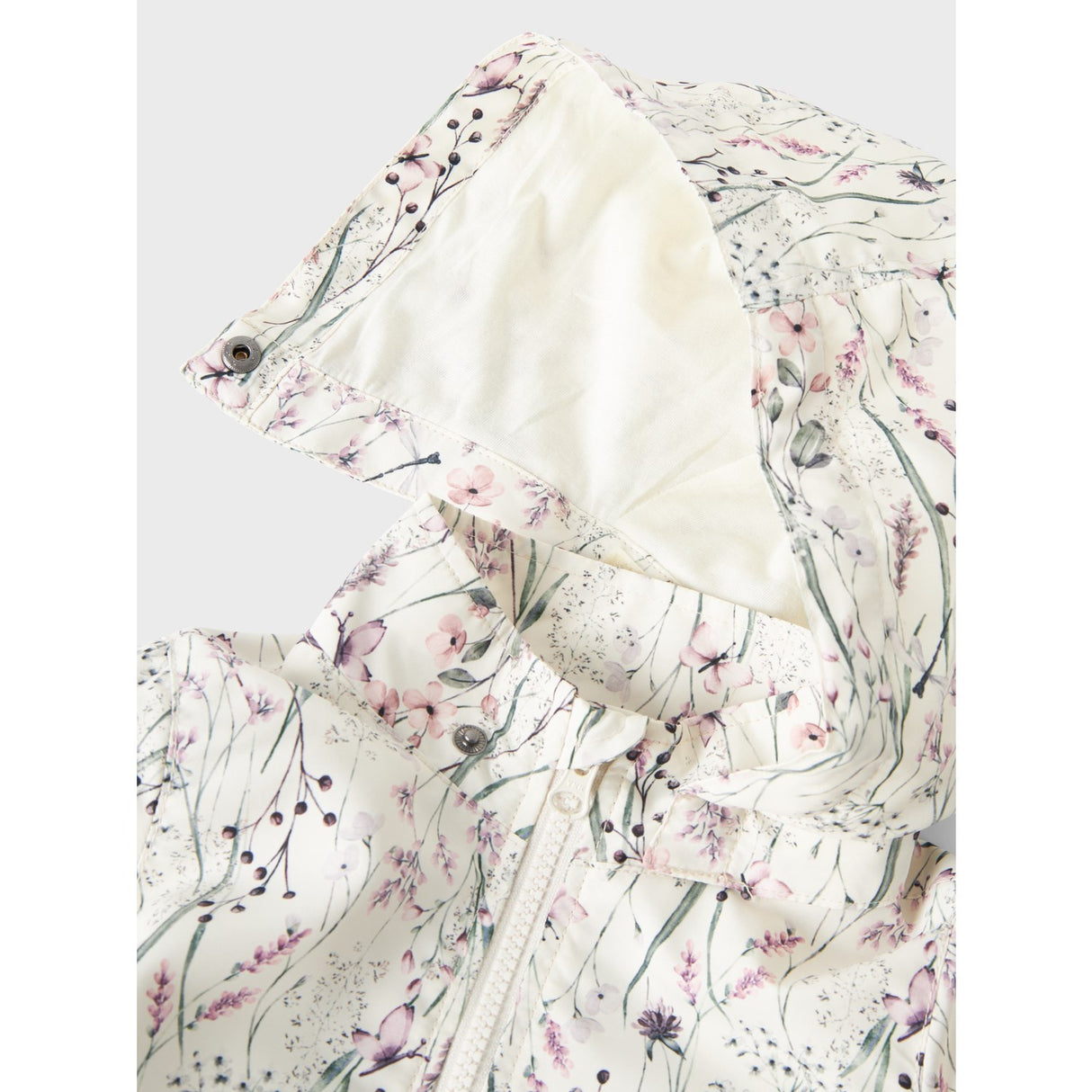 Name It Whisper White Long Flower Maxi Li Jacket AOP