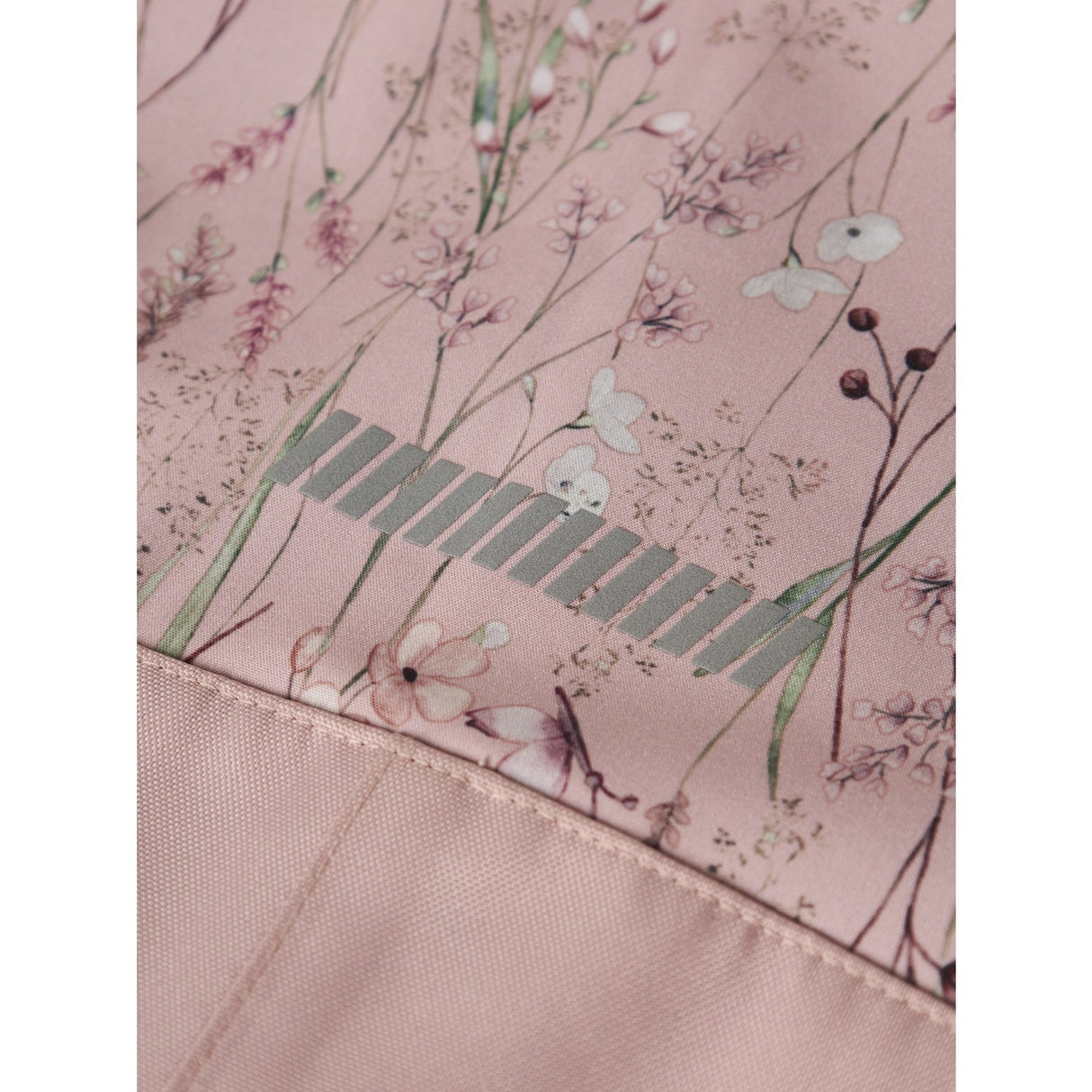 Name It Pale Mauve Flower Meadow Alfa08 Softshell Suit Frill Fo