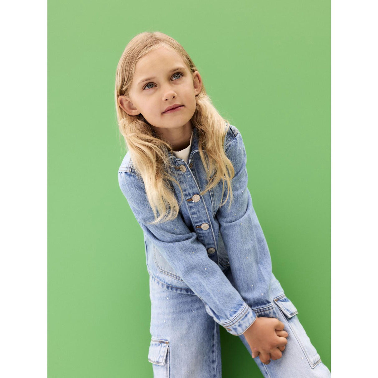 Name It Light Blue Denim Aria Oversize Denim Jacket