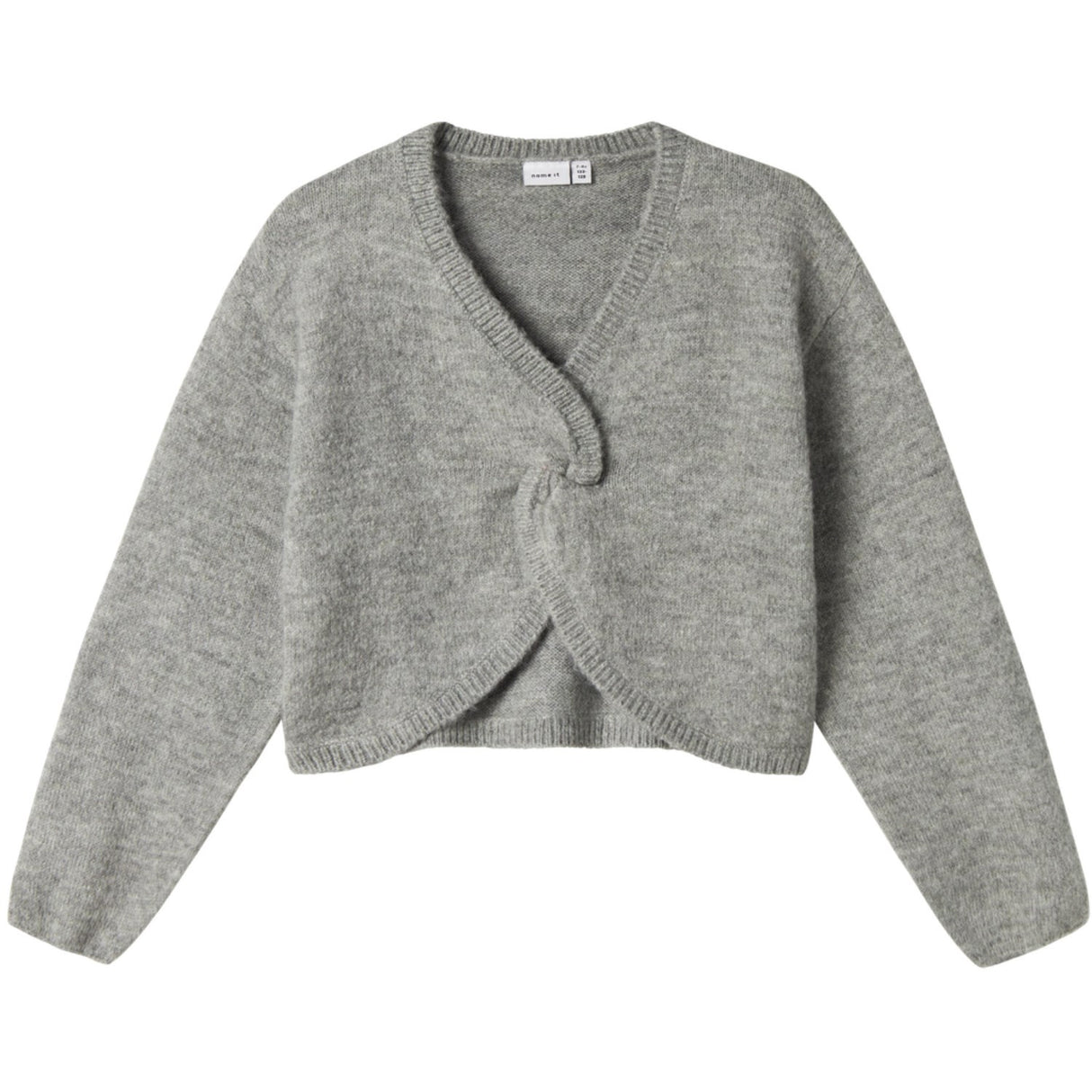 Name It Grey Melange Diheart Knit