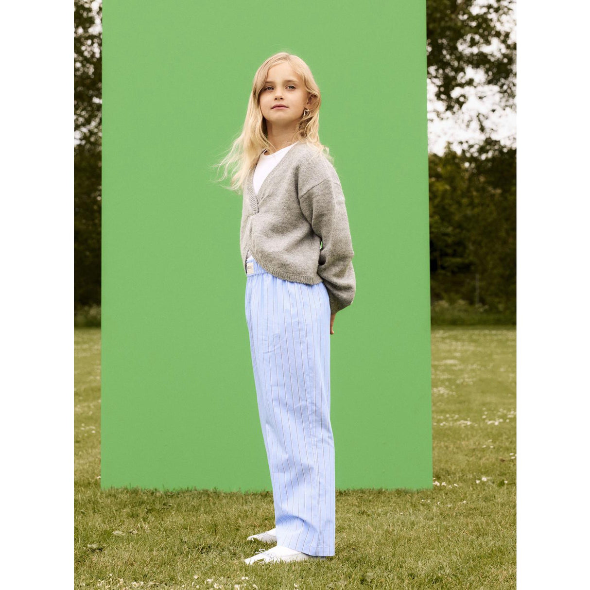 Name It Grey Melange Diheart Knit