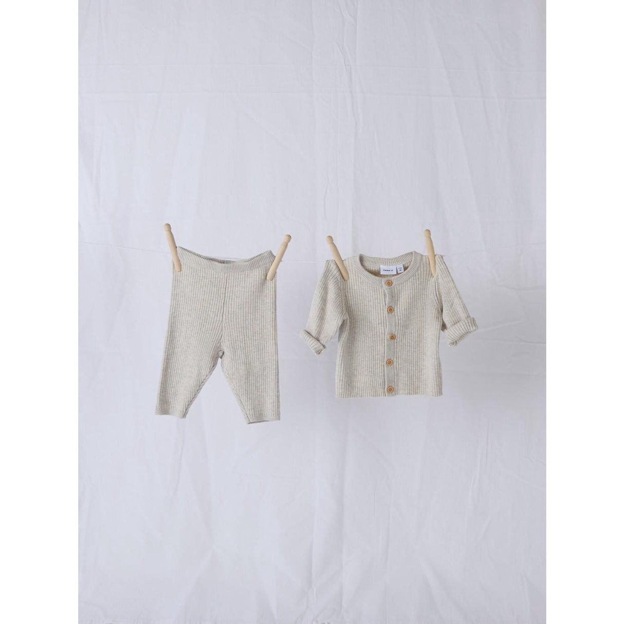 Name It Peyote Melange Obi Knit Cardigan