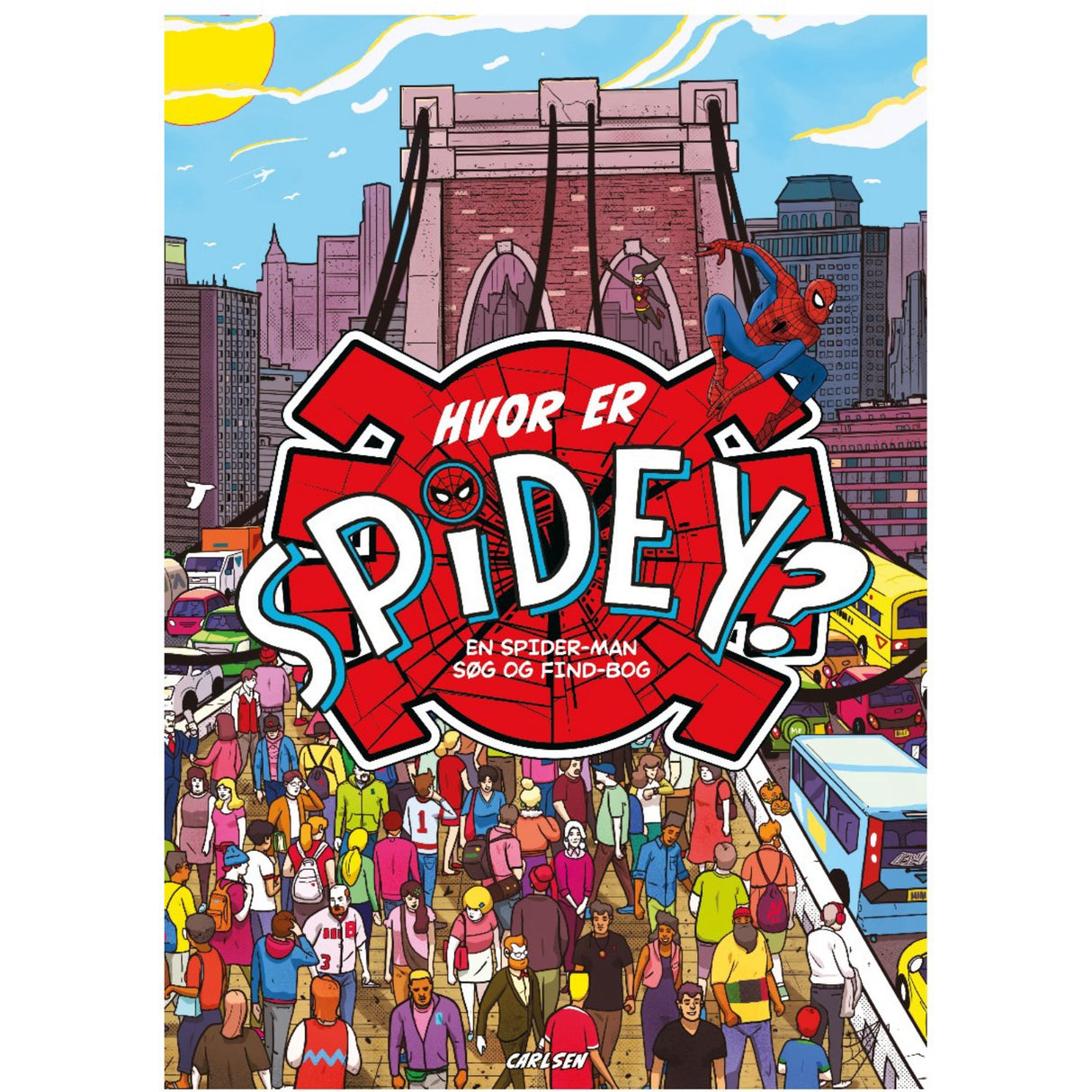 Forlaget Carlsen Hvor er Spidey? En søg og find-Bog