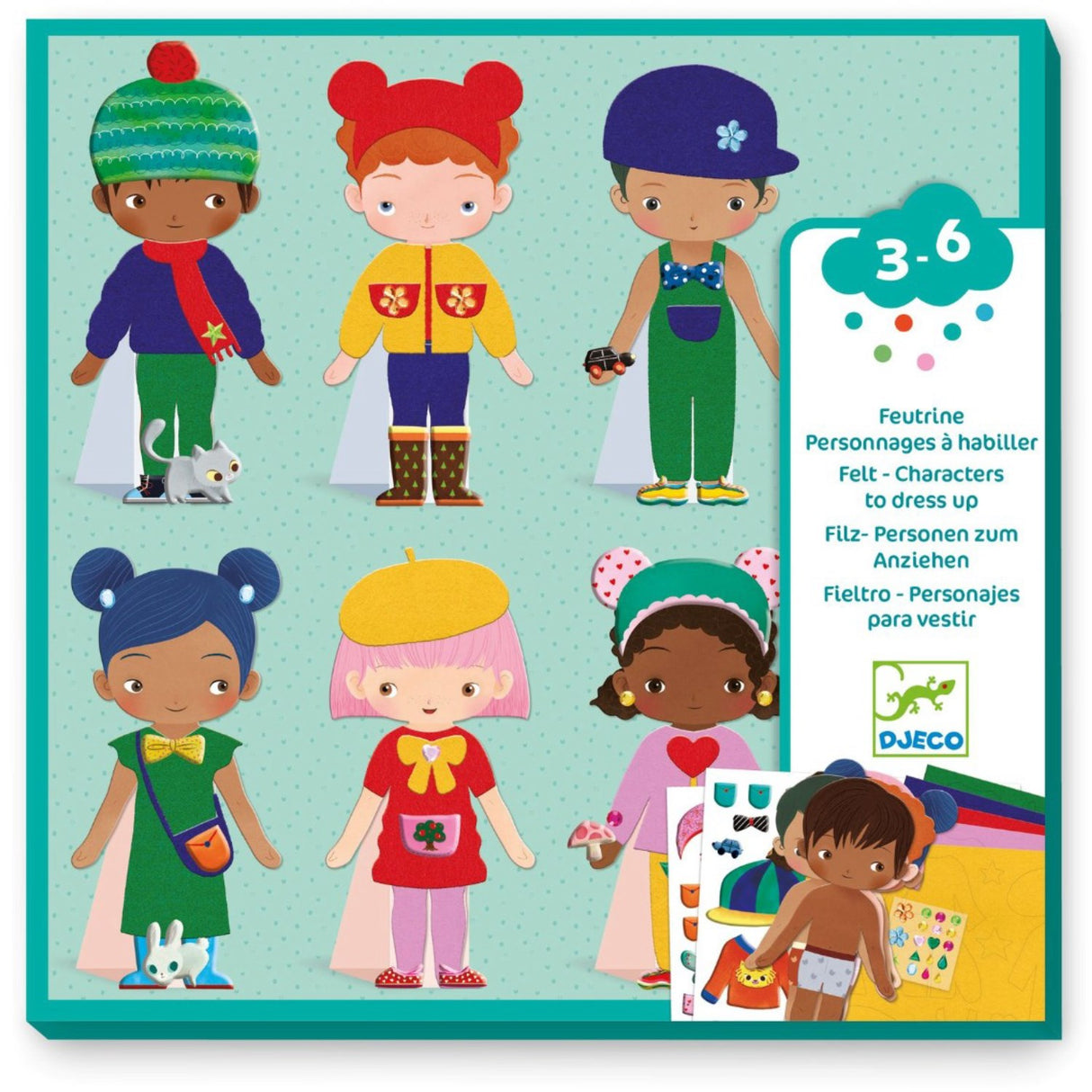 Djeco Creative Collage, Dress Up