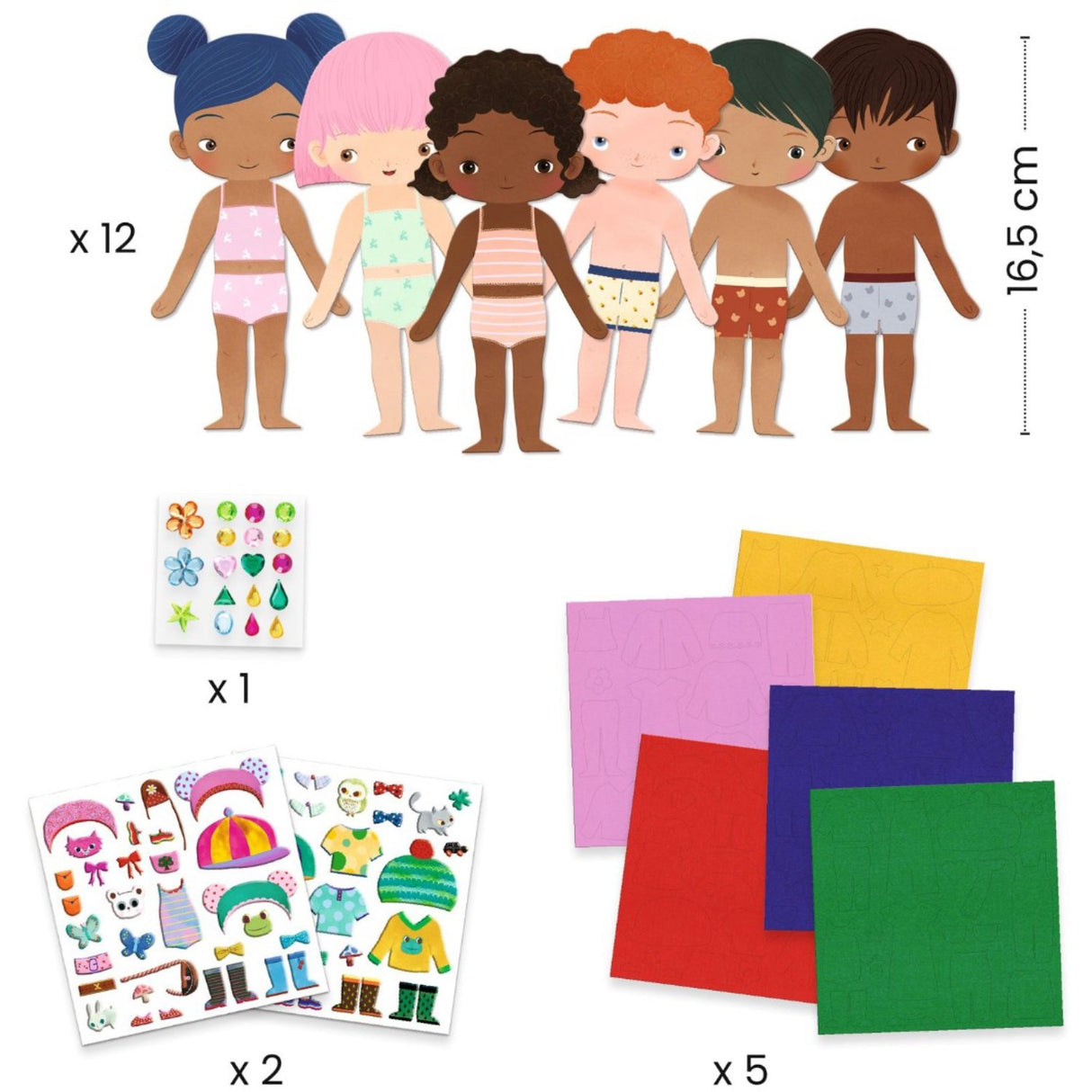 Djeco Creative Collage, Dress Up