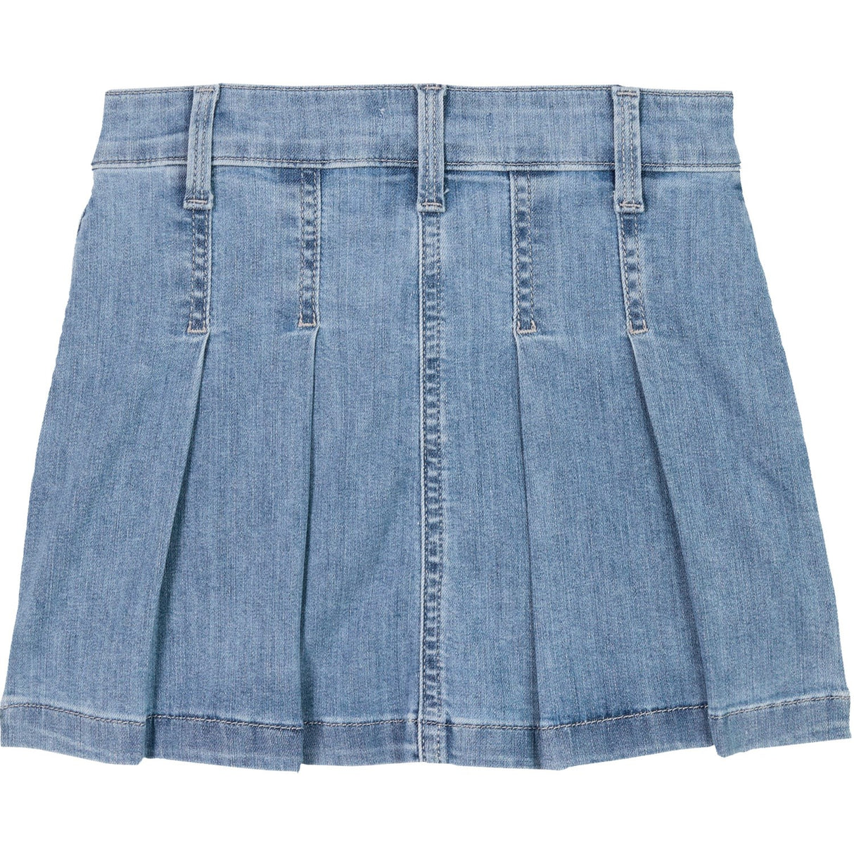 Tommy Hilfiger Drapey Denim Skirt Pleated