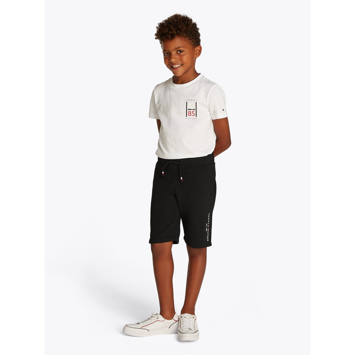 Tommy Hilfiger Black Essential Sweatshorts