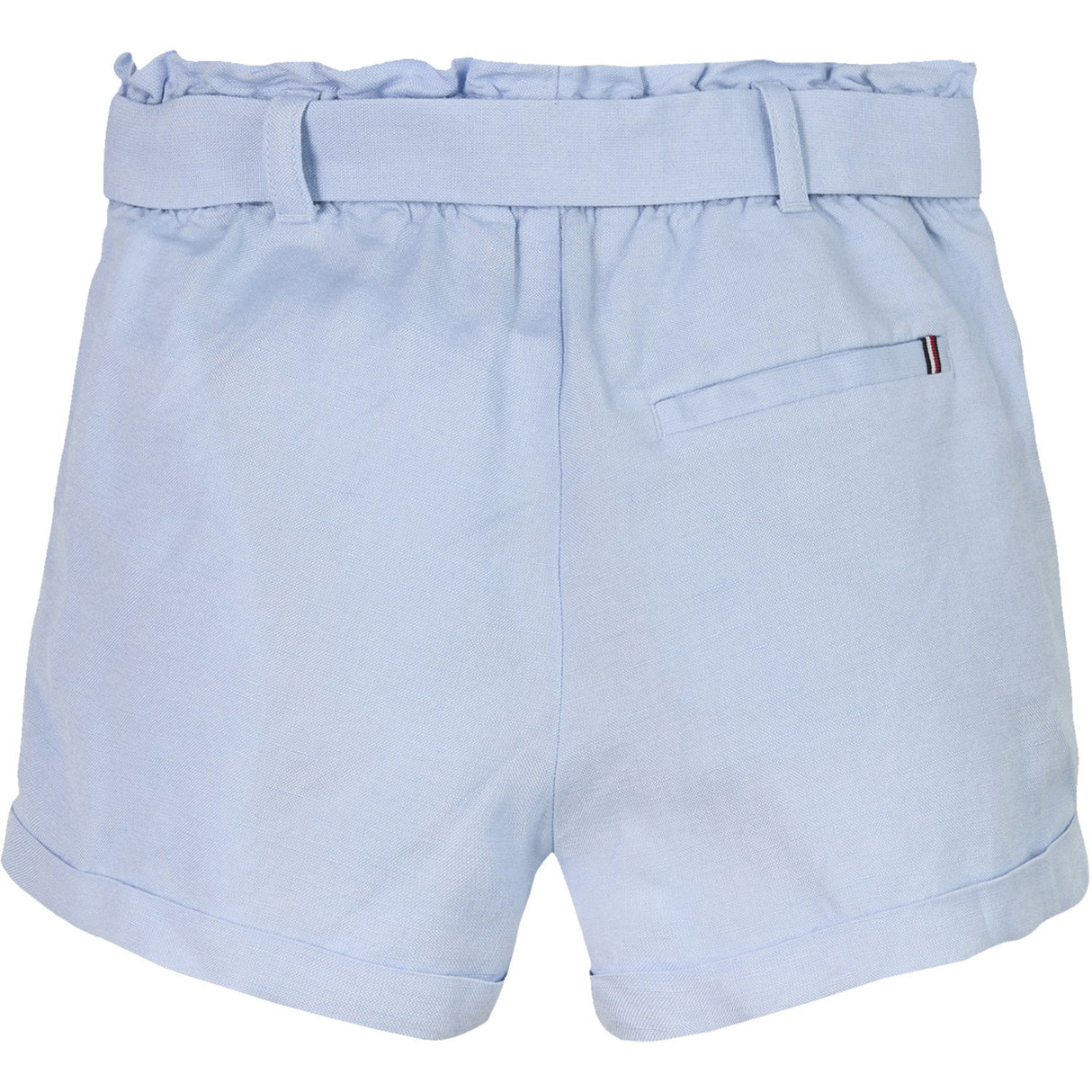 Tommy Hilfiger Breezy Blue Linen Pull On Shorts