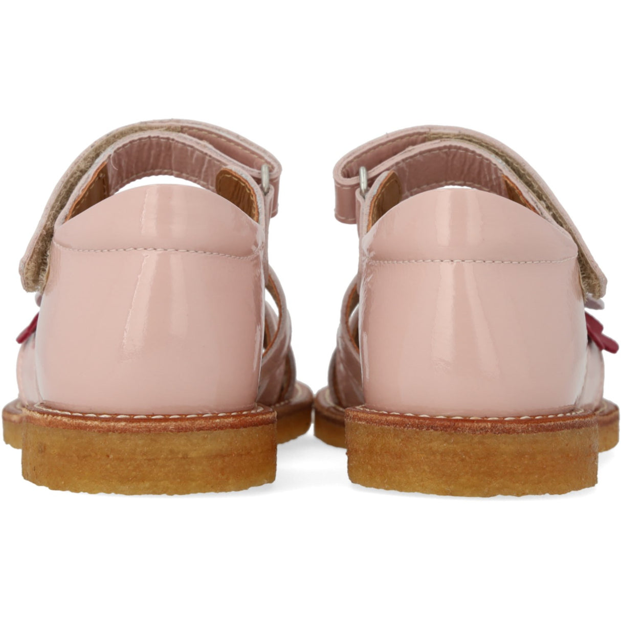 Angulus Rosebud Sandal with Multicolored Floral Appliques