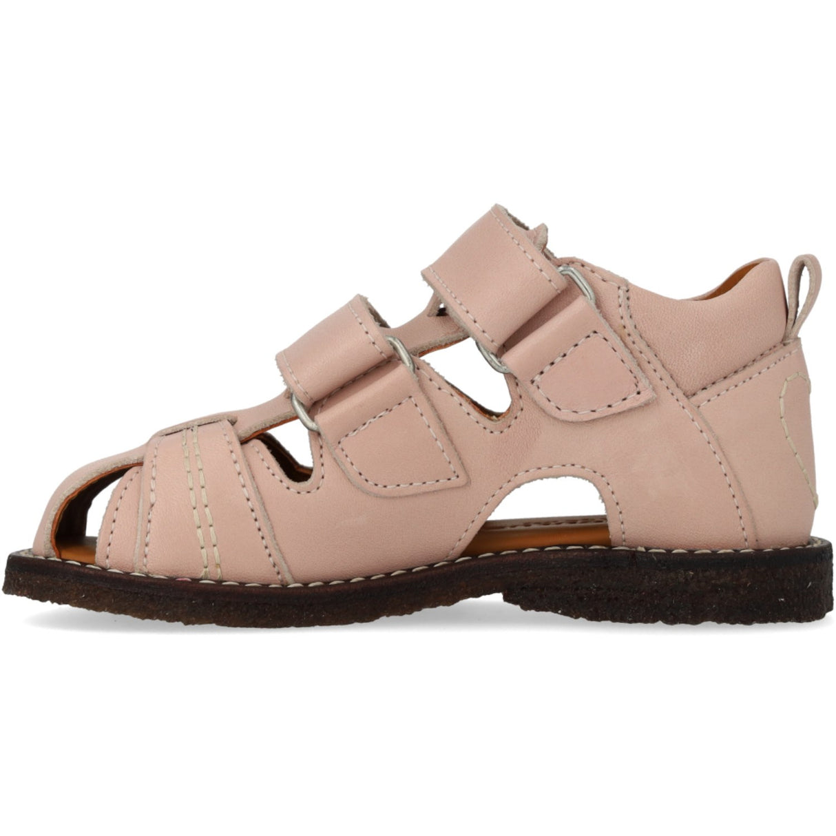 Angulus Rosebud Beginner Sandal Med Kontrast Hjertebroderi