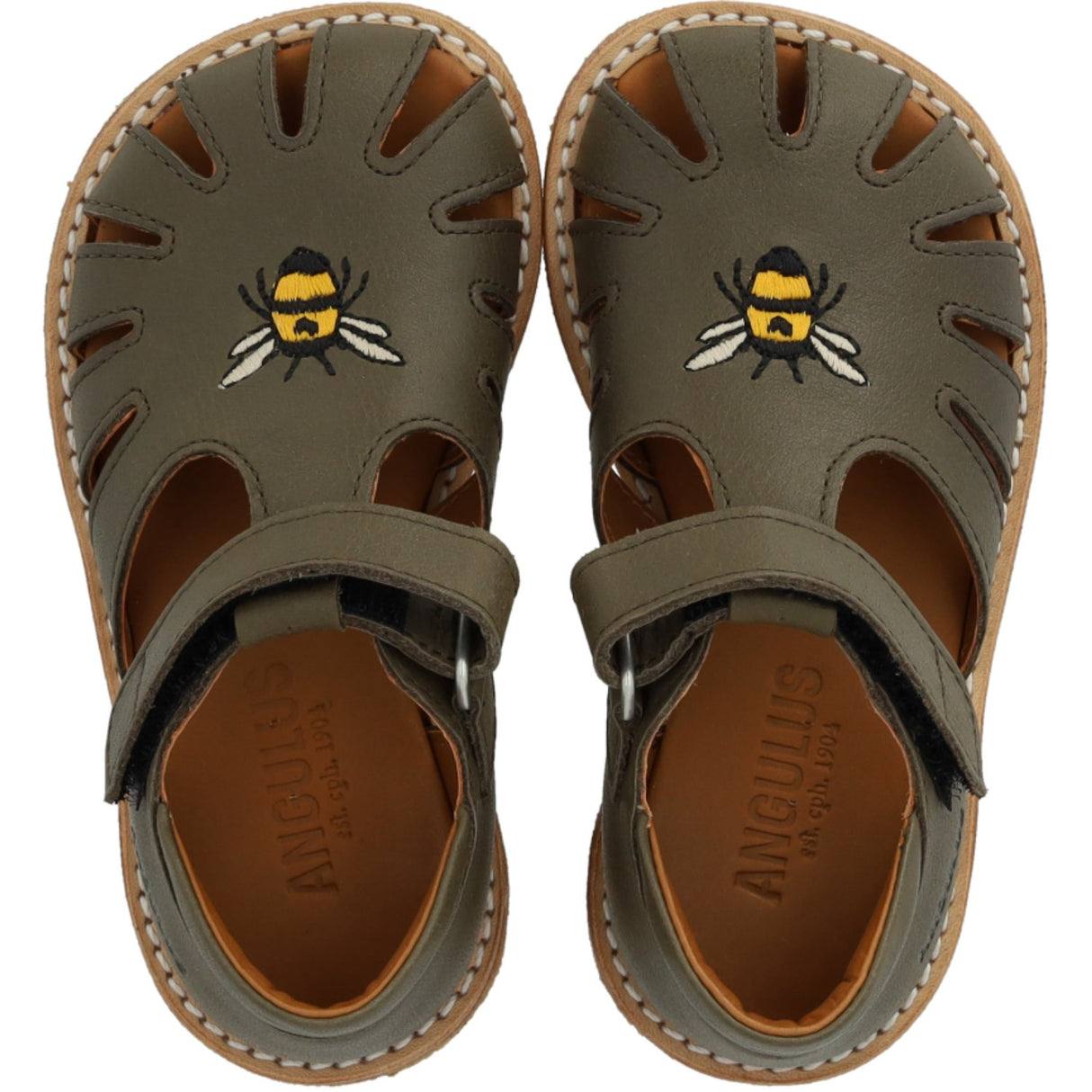 Angulus Forrest Beginner Sandal Med Bi Broderi