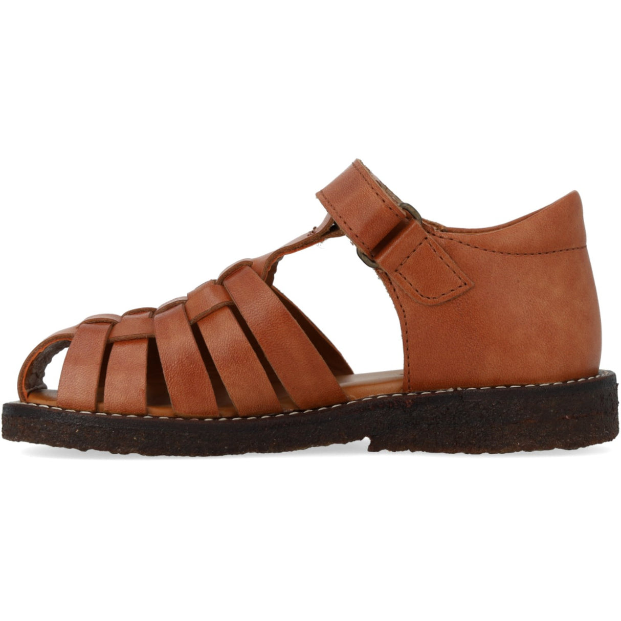 Angulus Tan Braided Leathersandal