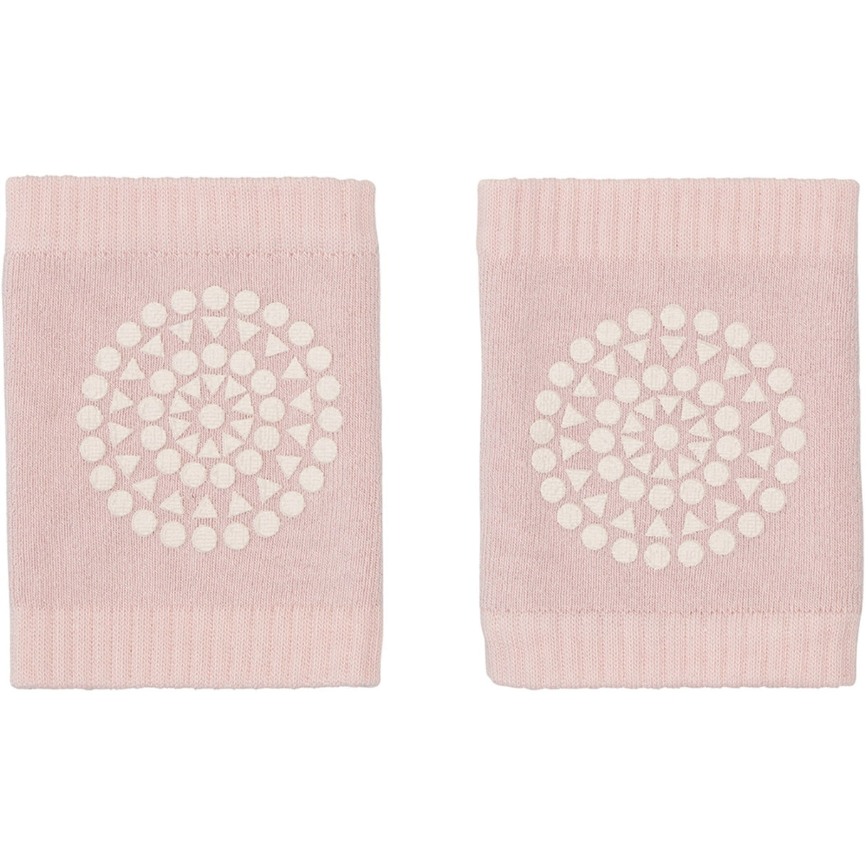 Gobabygo Soft Pink Crawling Knee Pads Organic Terry Cotton