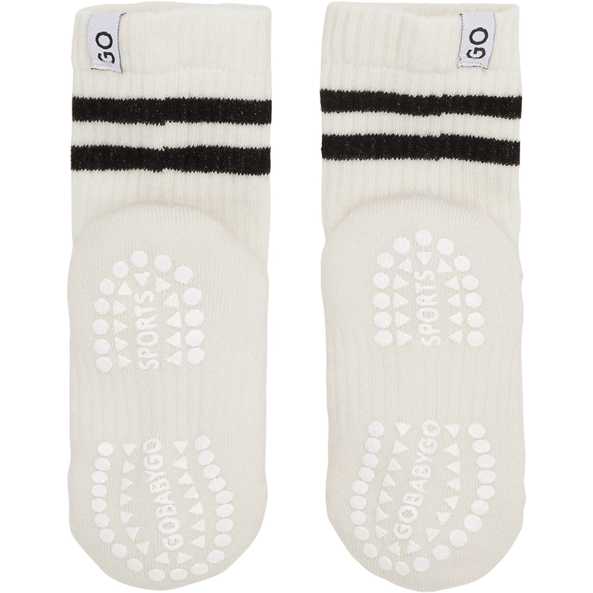 Gobabygo Black Non-Slip Sport Socks