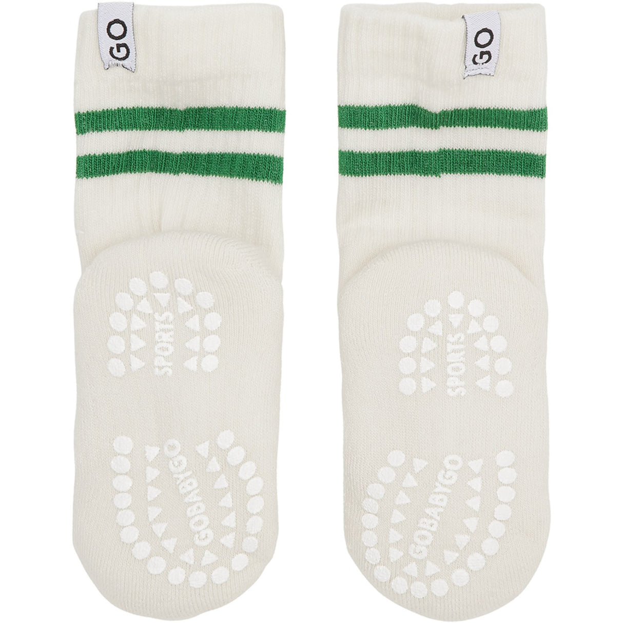 Gobabygo Green Non-Slip Sport Socks