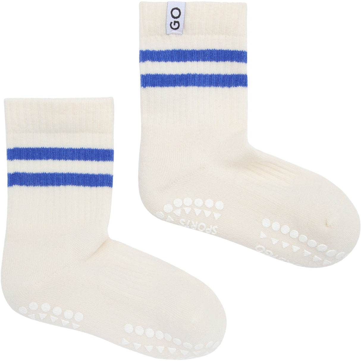 Gobabygo Blue Non-Slip Sport Socks