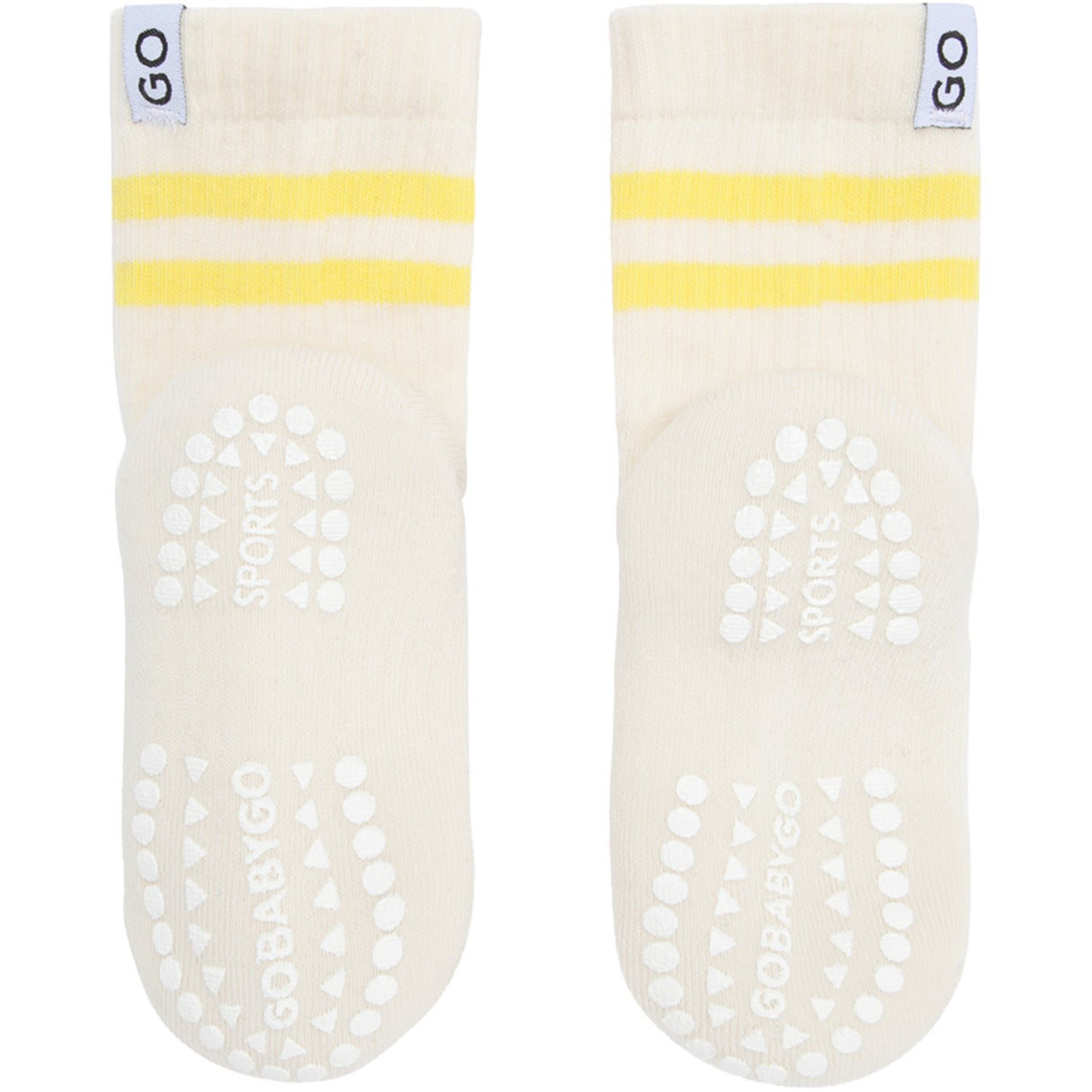 Gobabygo Yellow Non-Slip Sport Socks