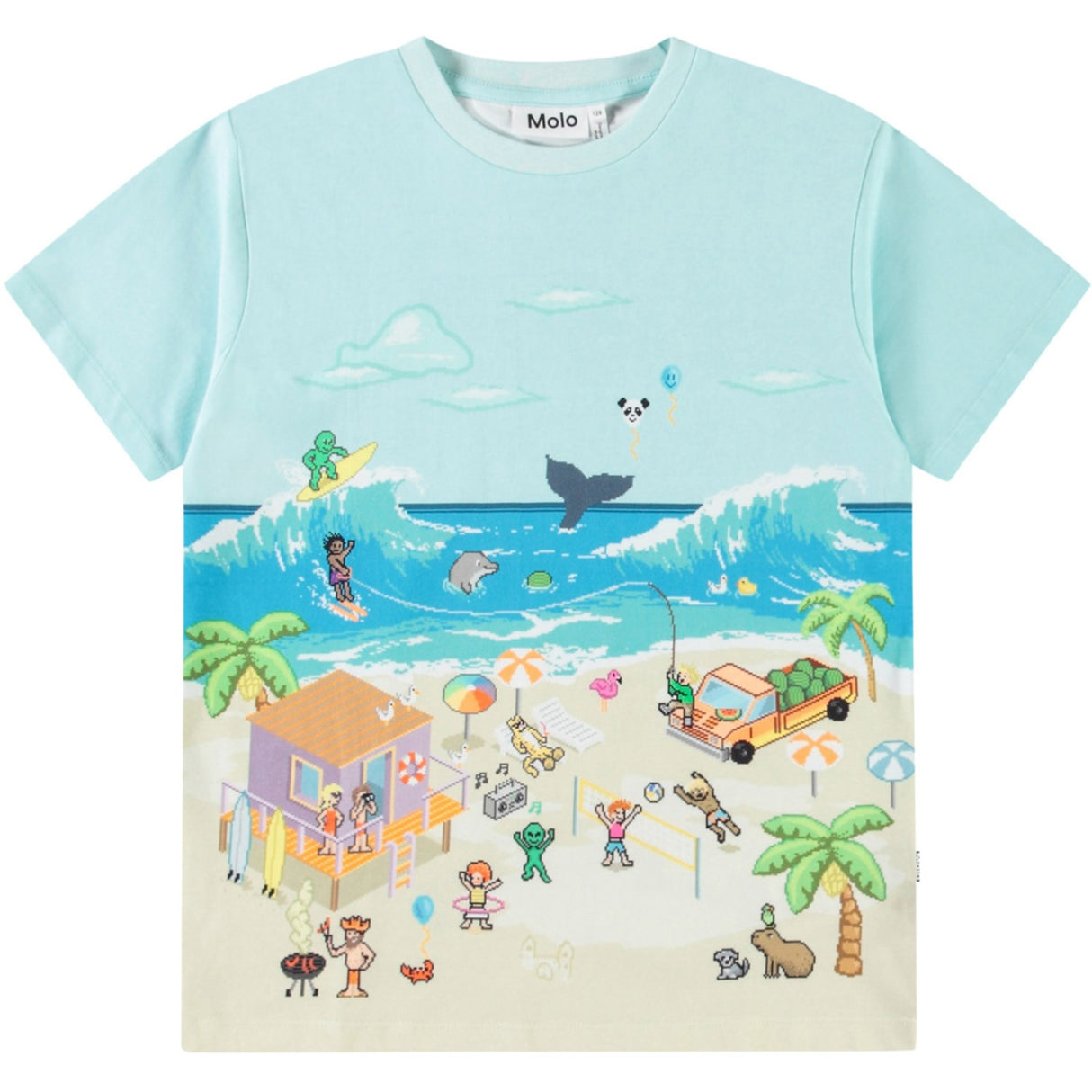 Molo Pixel Beach Riley T-Shirt