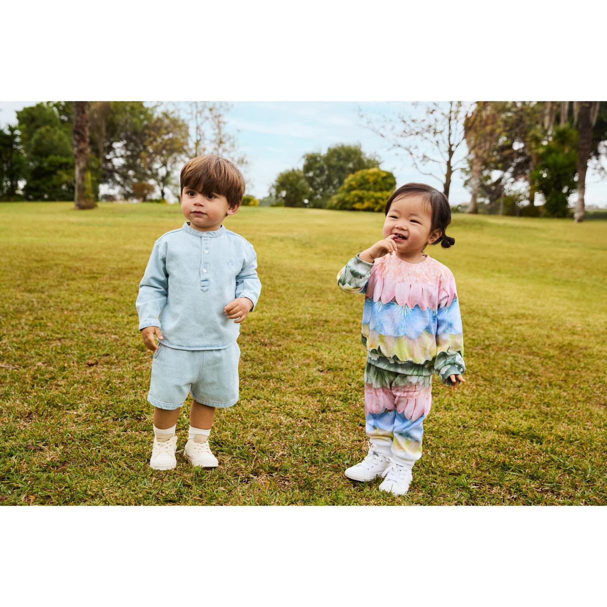 Molo Petal Rainbow Simeon Soft Pants